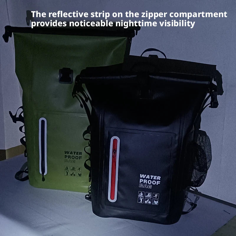 25L Waterproof Roll-Top Backpack – Dry Bag for Hiking, Beach, Kayaking & Travel