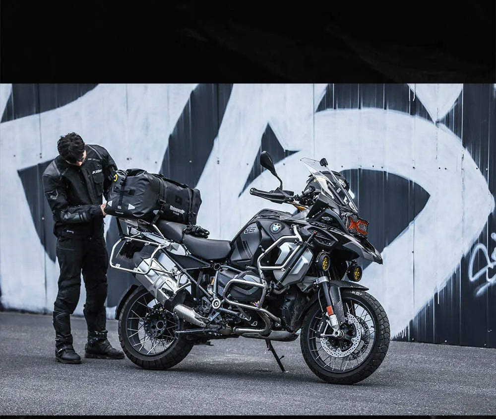 Waterproof Motorcycle Tail Bag 20L/40L/65L – Rear Seat Travel Luggage for Adventure & Touring