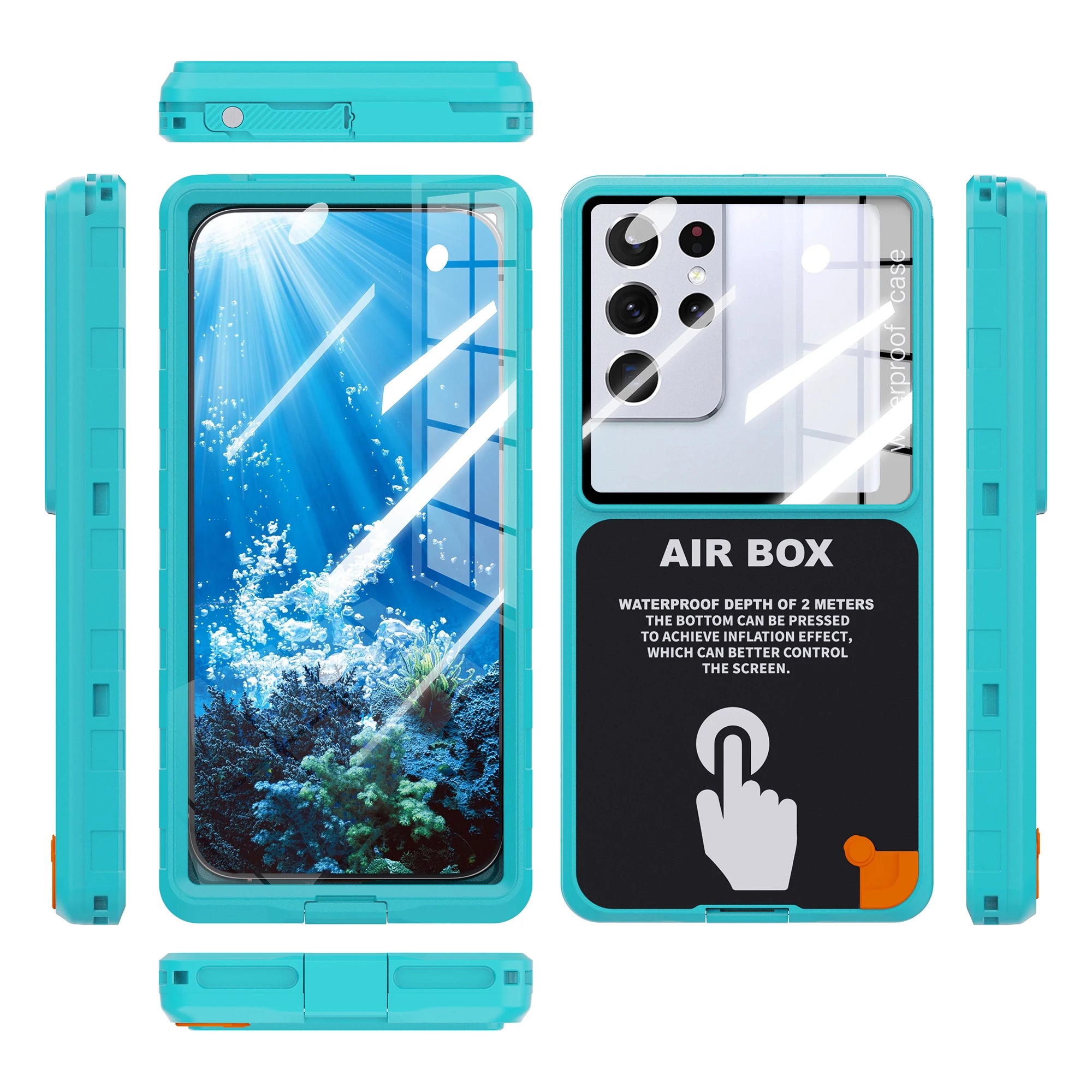 IP68 Waterproof Phone Case with Strap