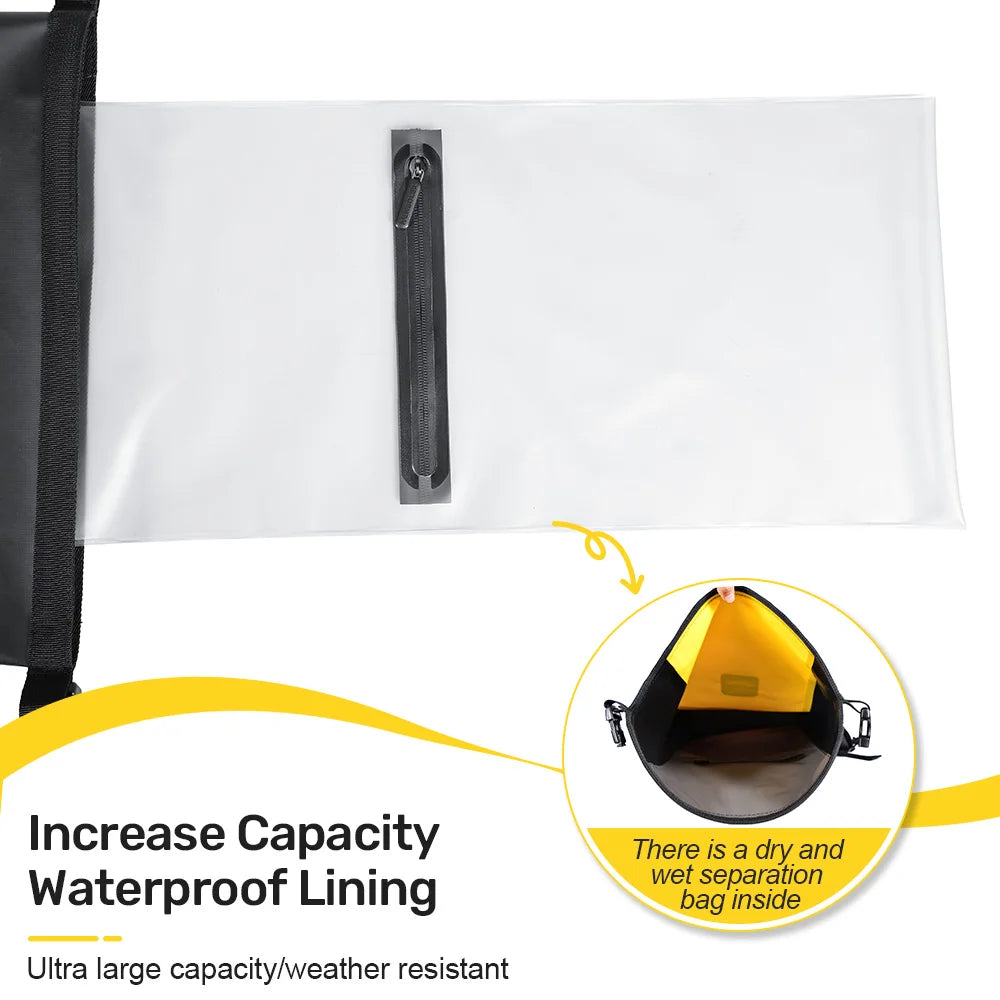 Waterproof Dry Backpack 25L – Floating Roll Top Bag for Kayaking, Beach, Camping & Hiking