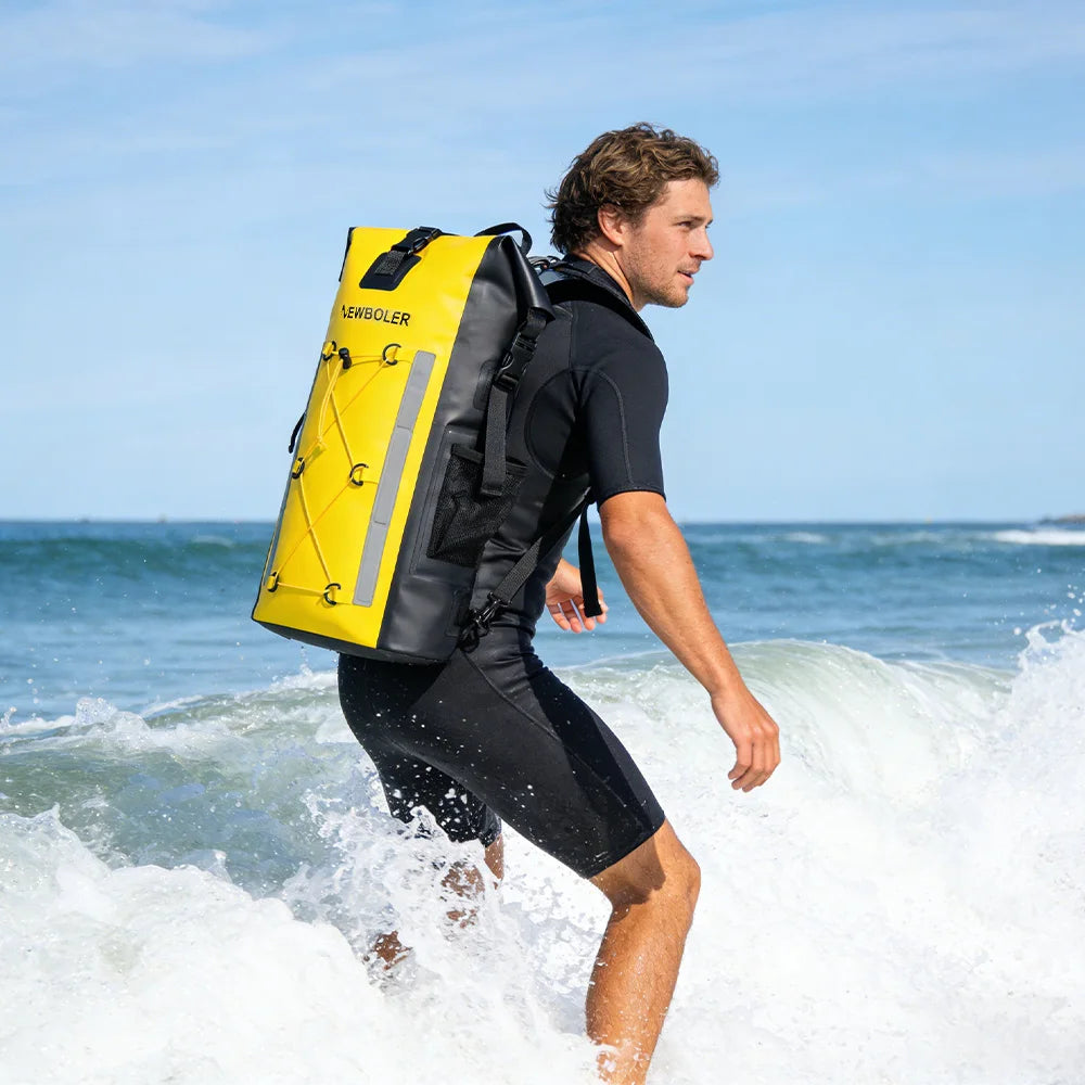 Waterproof Dry Backpack 25L – Floating Roll Top Bag for Kayaking, Beach, Camping & Hiking