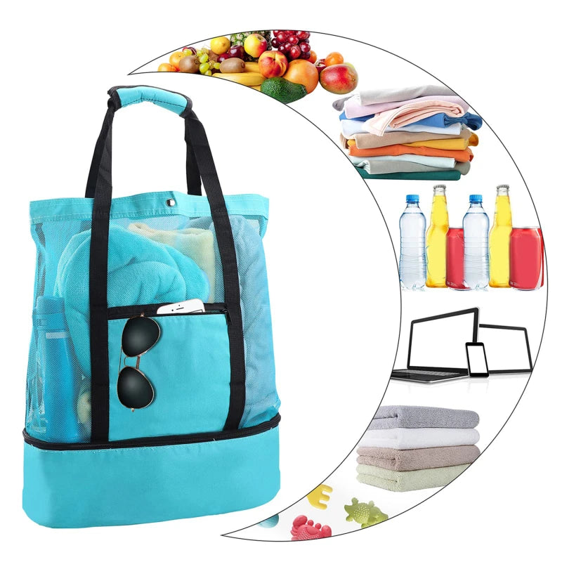 2-in-1 Insulated Beach & Picnic Tote