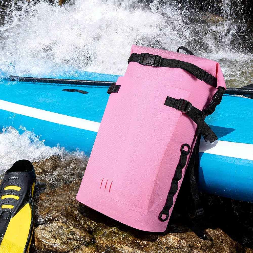 25L/35L Waterproof Dry Backpack – Heavy Duty Roll-Top Dry Bag