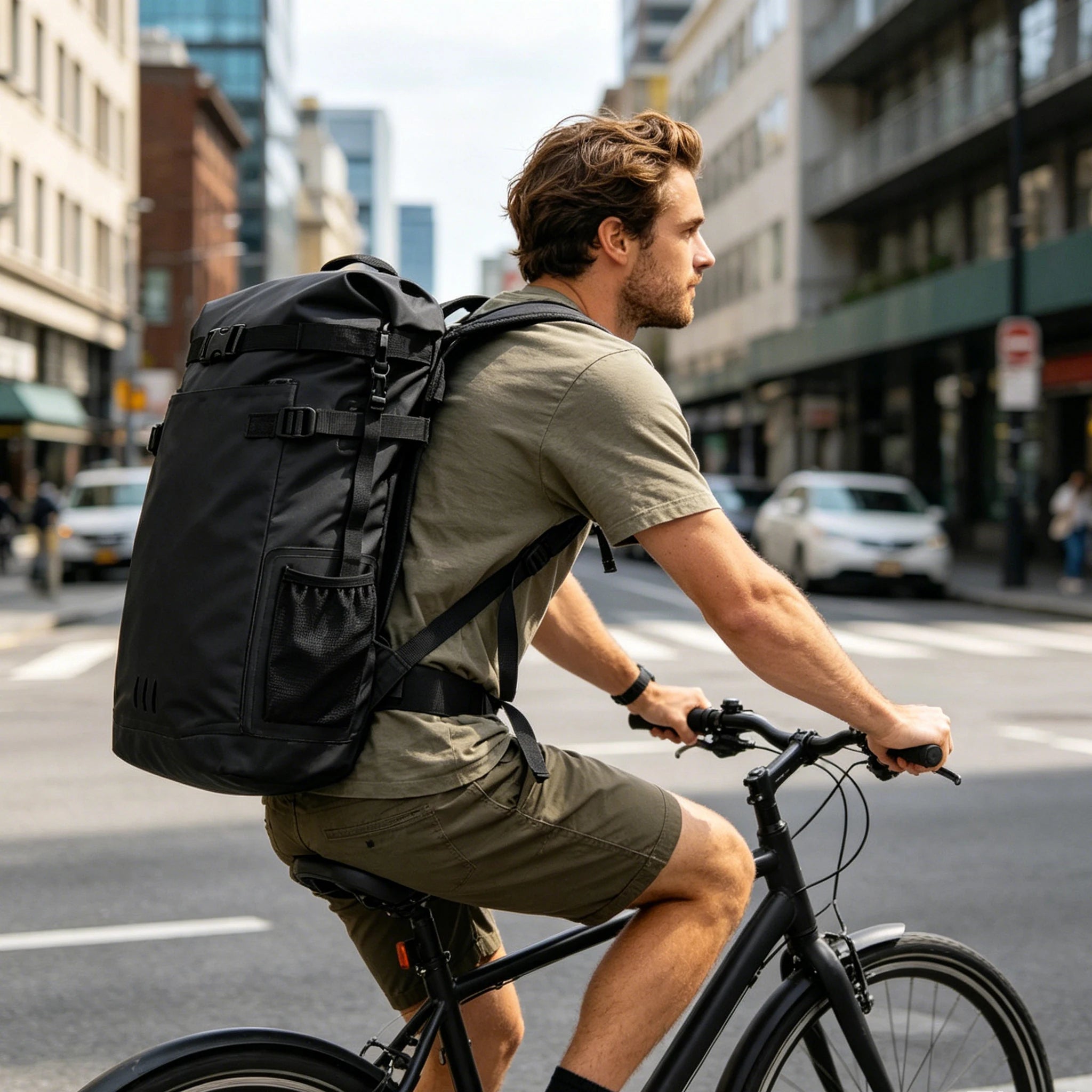 Floating Waterproof Dry Backpack 25L/35L | Roll-Top Outdoor Backpack |