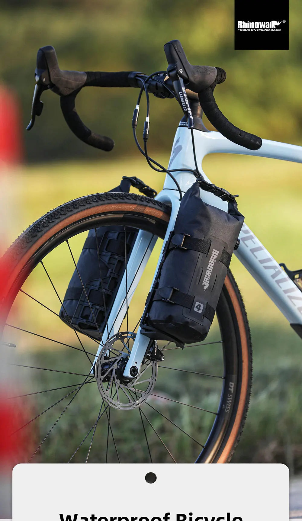 Bike Fork Waterproof Dry Bag 4L/7L | Quick Release Cycling Bag