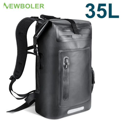 35L Waterproof Dry Backpack – Floating Roll-Top Bag for Kayaking, Beach, Hiking & Travel