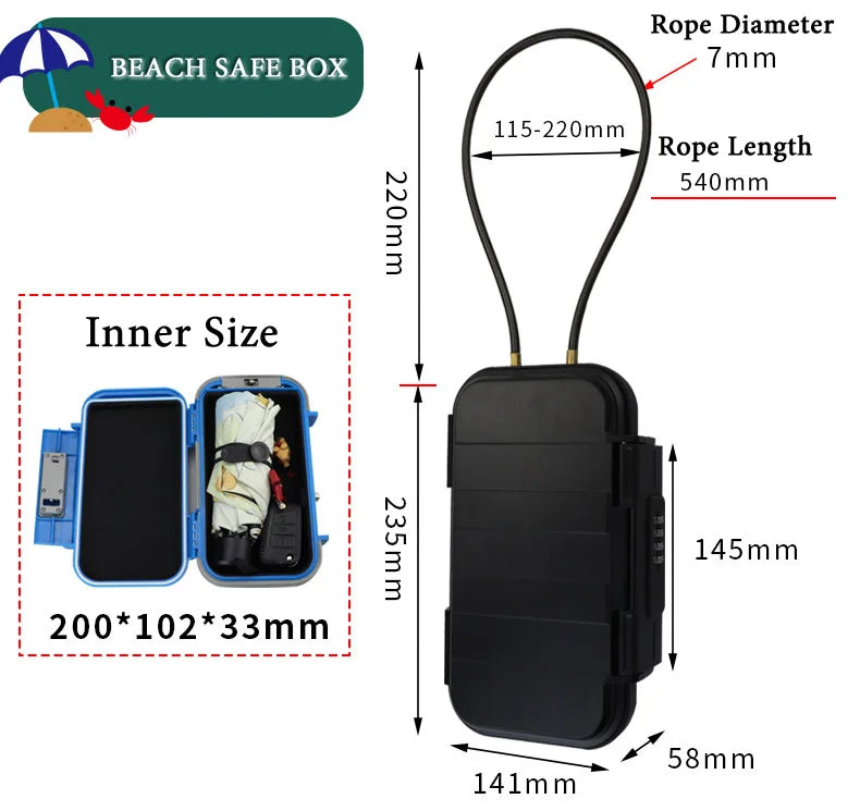 Waterproof Hard Case with Lock