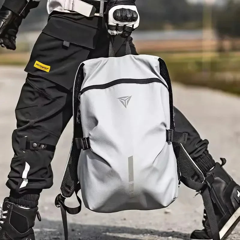 Aerodynamic Waterproof Motorcycle Backpack | Rider Travel Bag