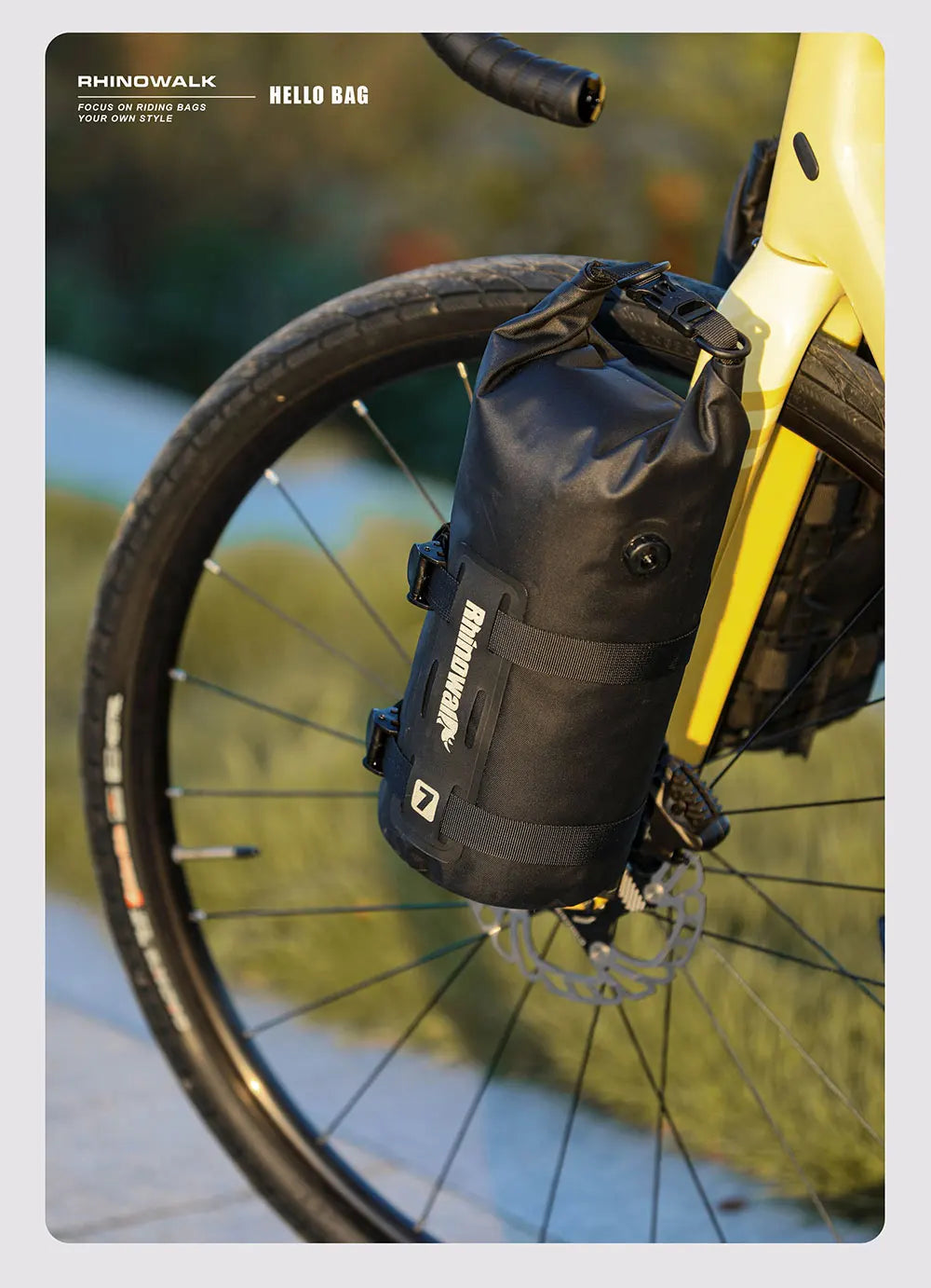 Bike Fork Waterproof Dry Bag 4L/7L | Quick Release Cycling Bag