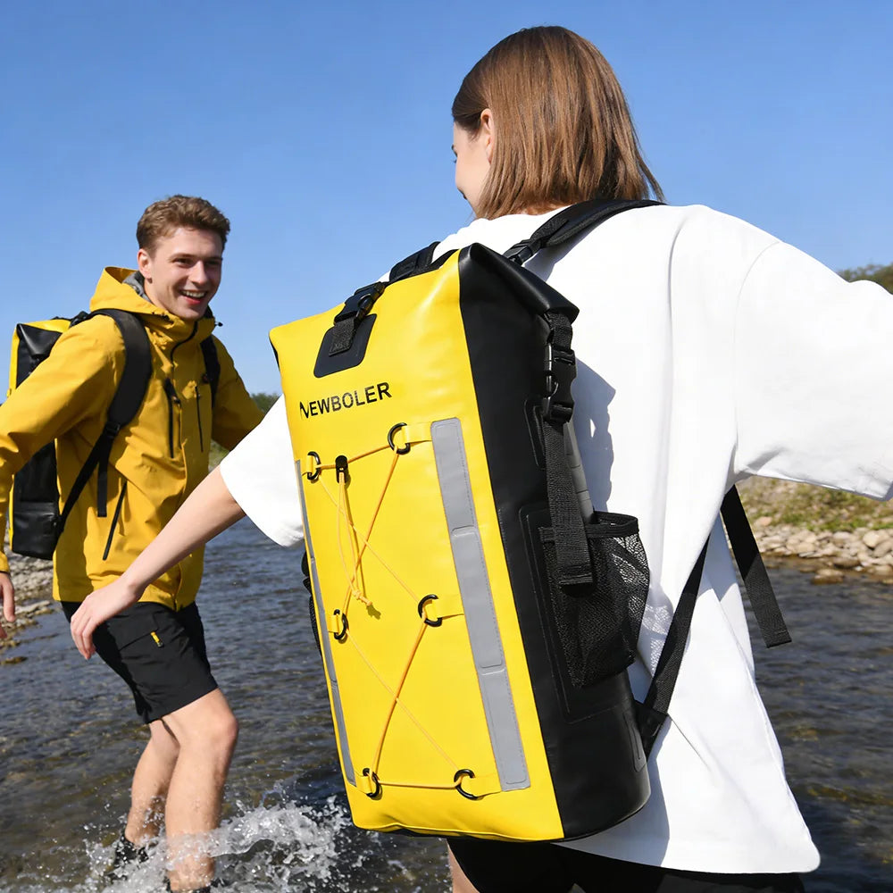Waterproof Dry Backpack 25L – Floating Roll Top Bag for Kayaking, Beach, Camping & Hiking