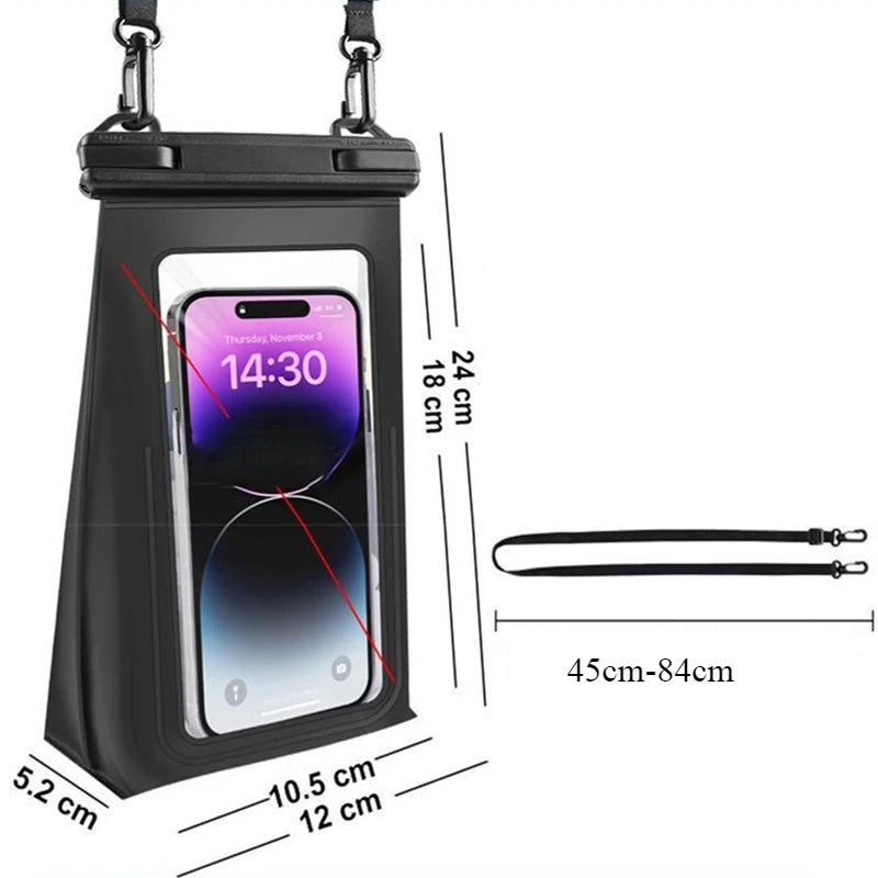 Clear Waterproof Phone Crossbody Bag