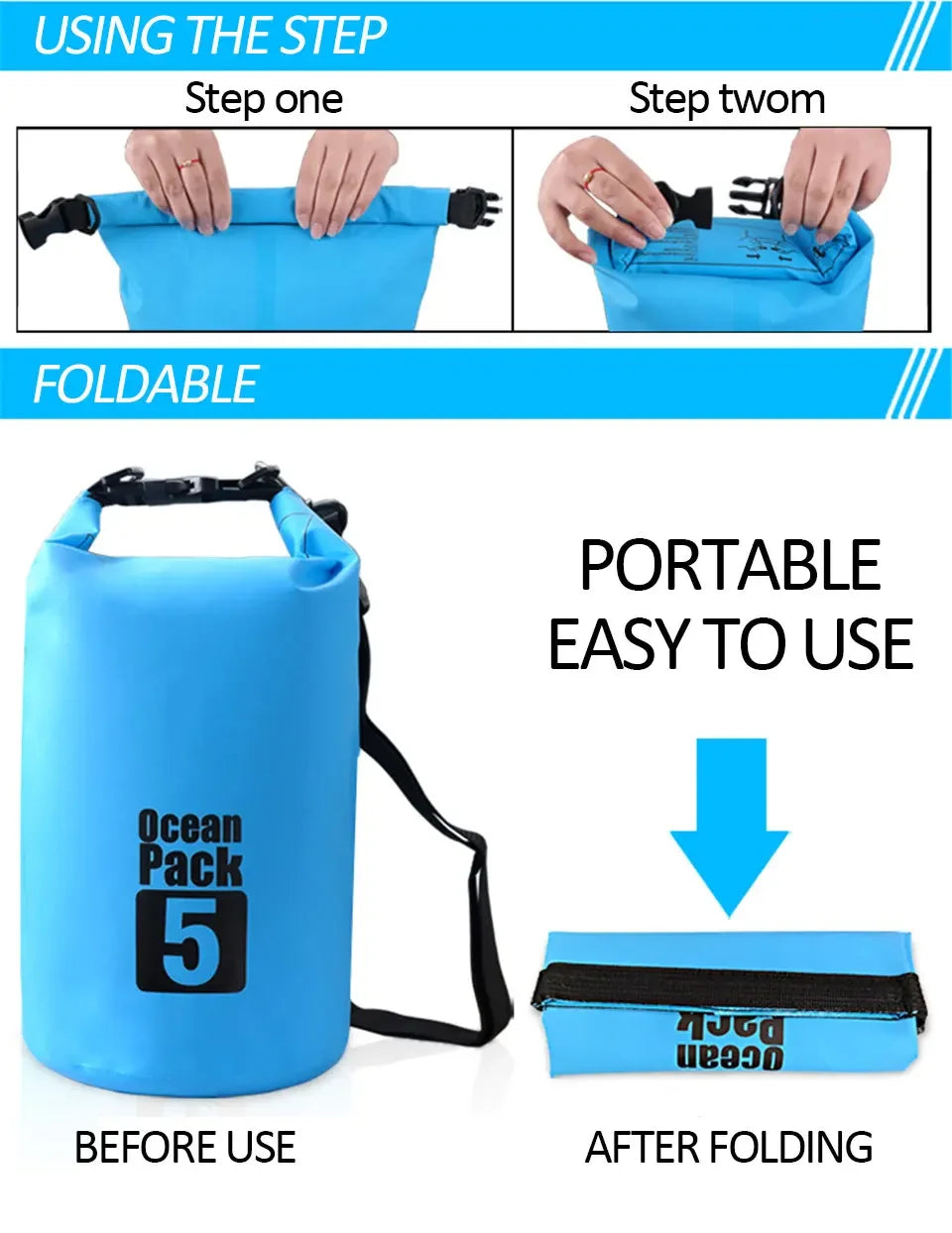 Waterproof Dry Bag 2L/5L/10L/20L/30L