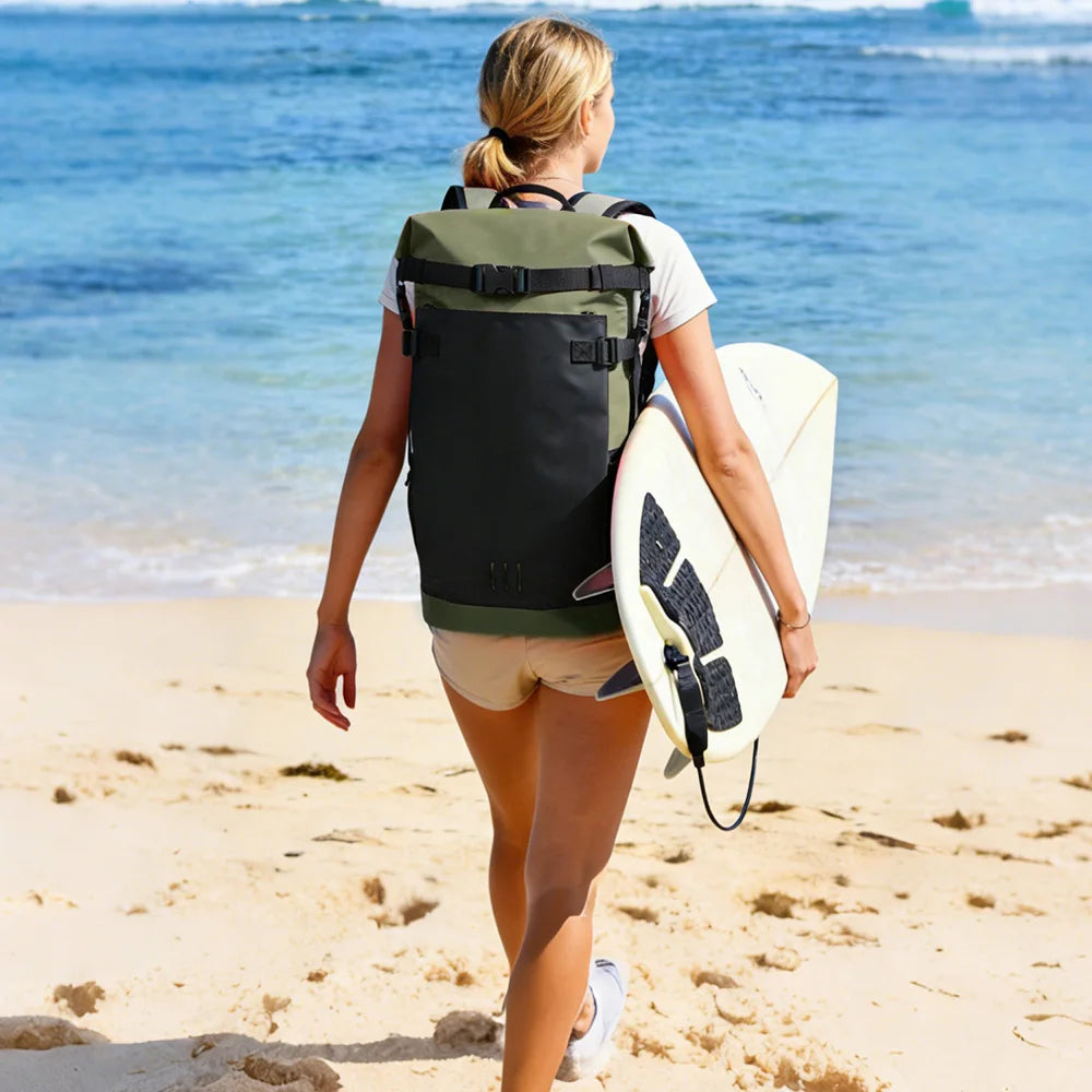 25L/35L Waterproof Dry Backpack – Heavy Duty Roll-Top Dry Bag