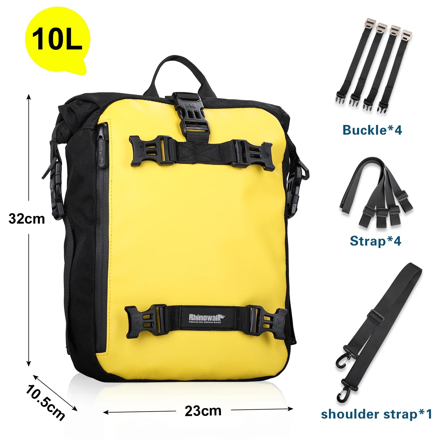 Expandable Waterproof Motorcycle Tail Bag | 10L, 20L & 30L |